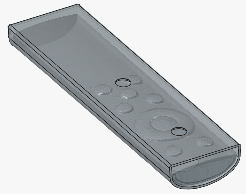 freecad with the scan mesh